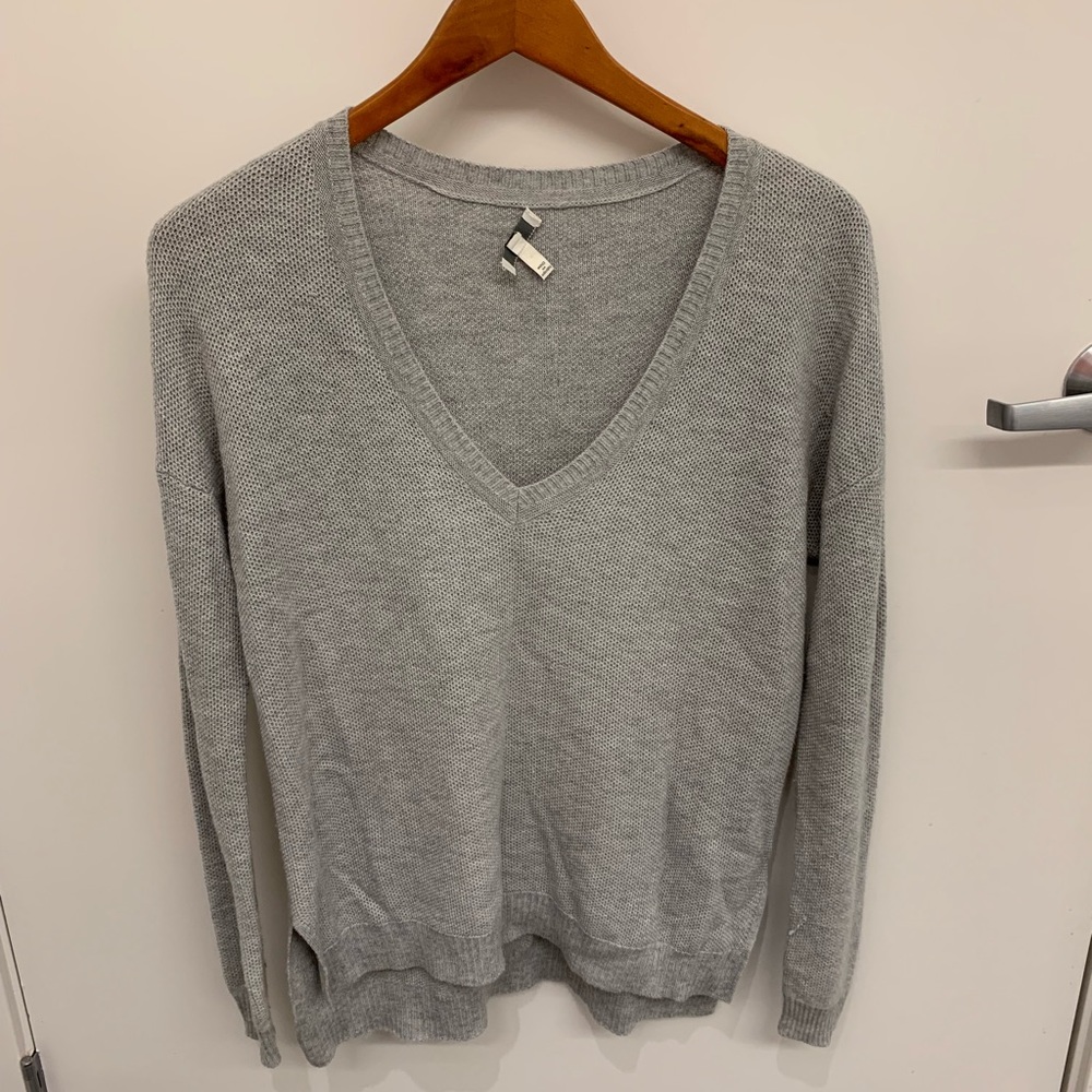 Joie grey sweater xs high low